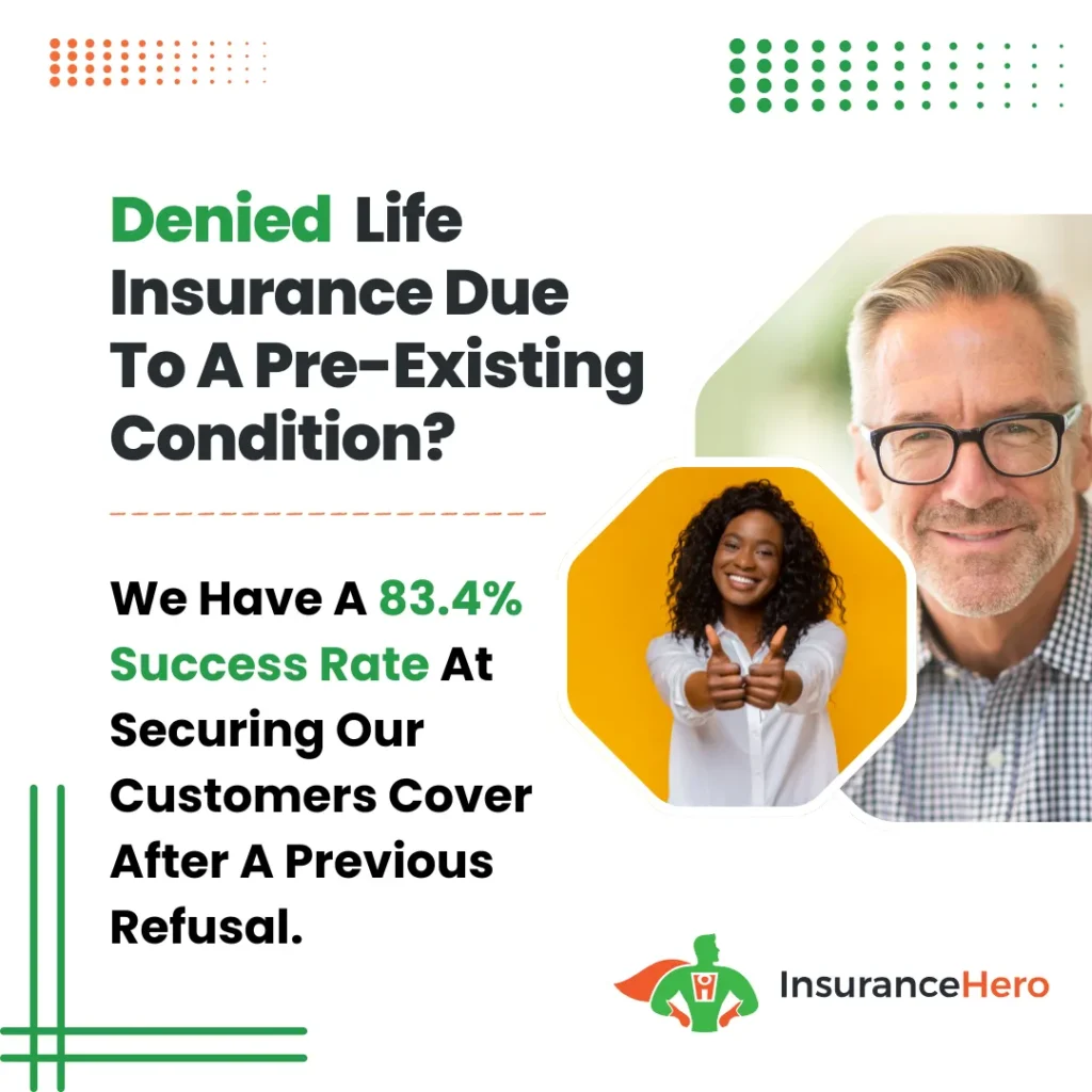We can help if you've been denied a life insurance policy previously