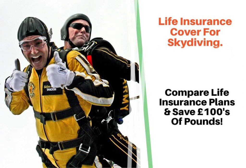 skydiving life insurance cover