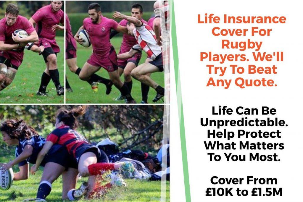 rugby players life insurance