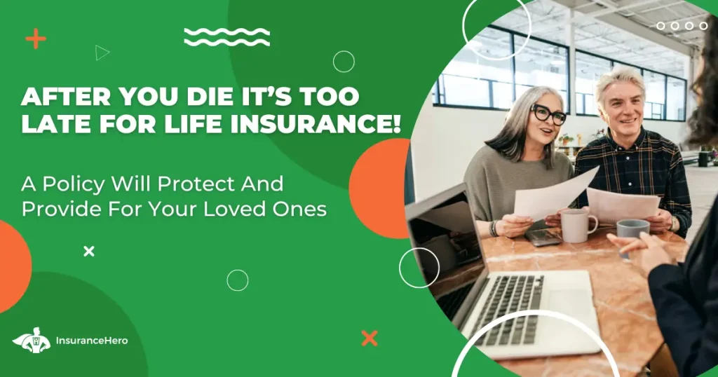 Couple and life insurance advisor