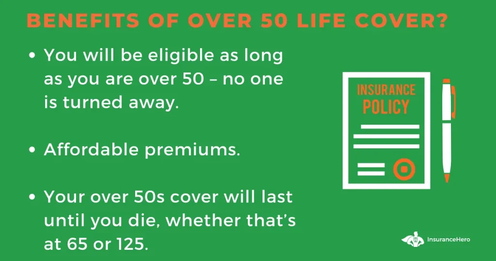 life insurance for over 50s benefits
