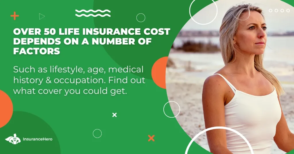 over 50 life insurance average cost