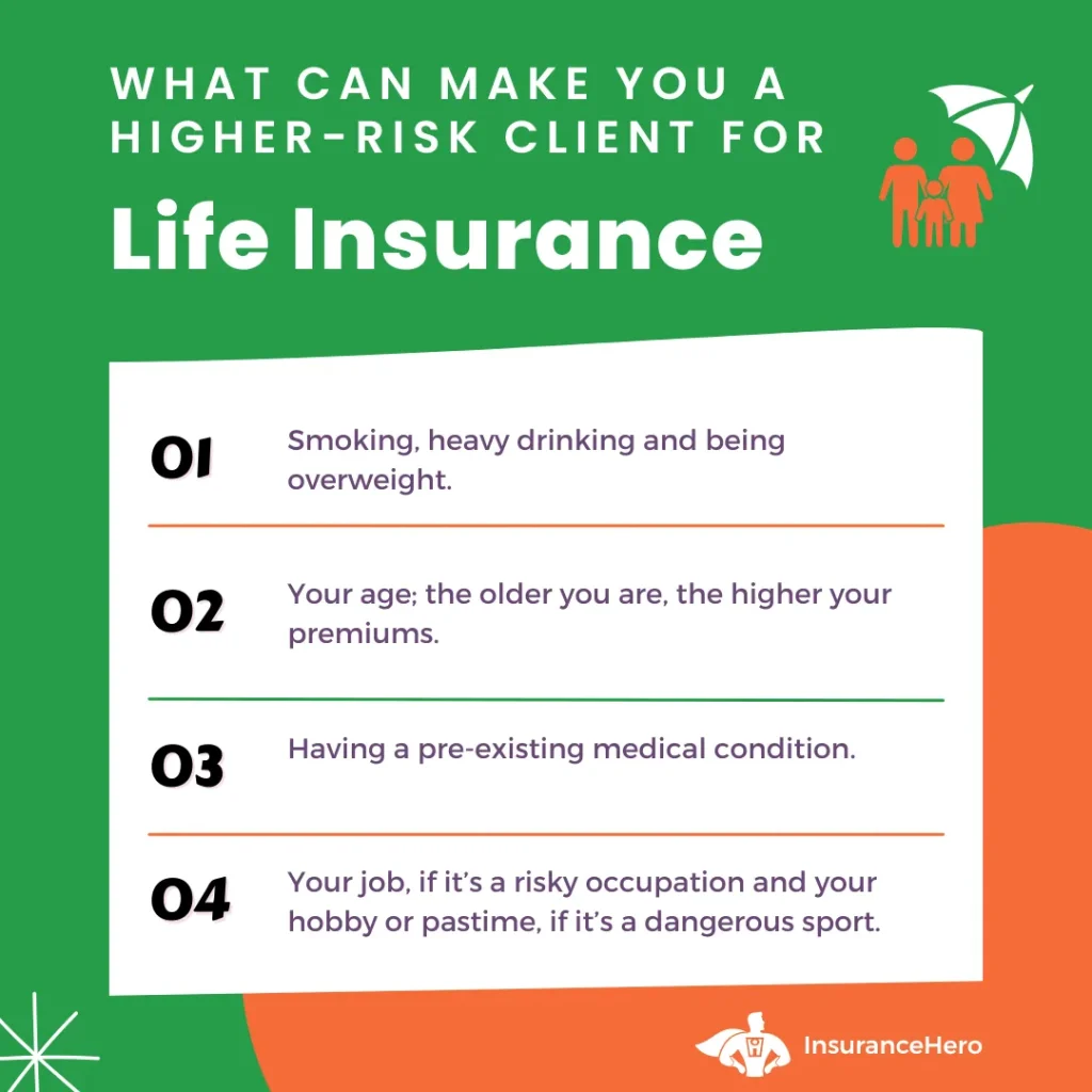 high risk life insurance considerations