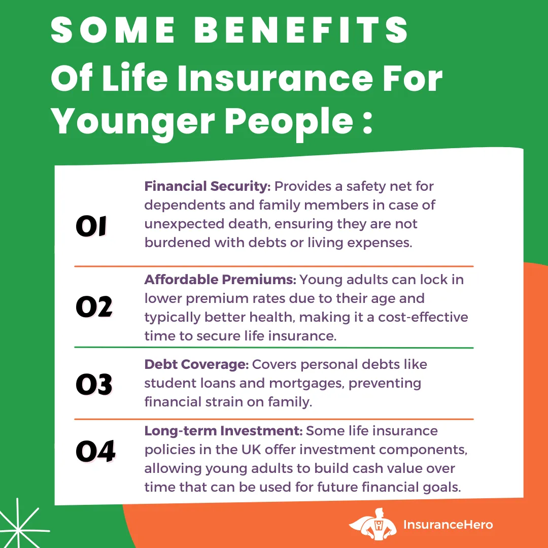 benefits of young person life cover