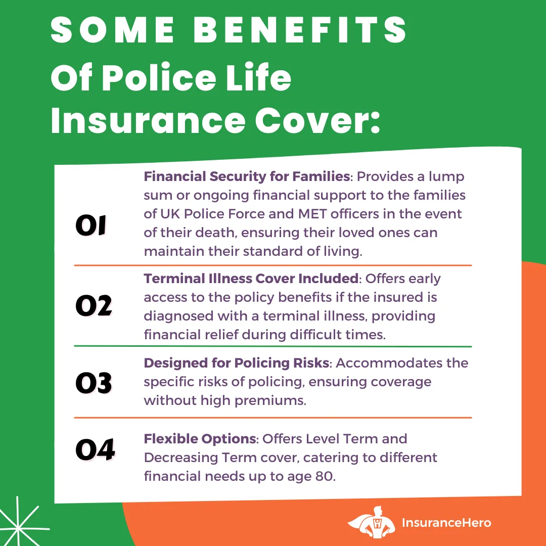 police insurance benefits